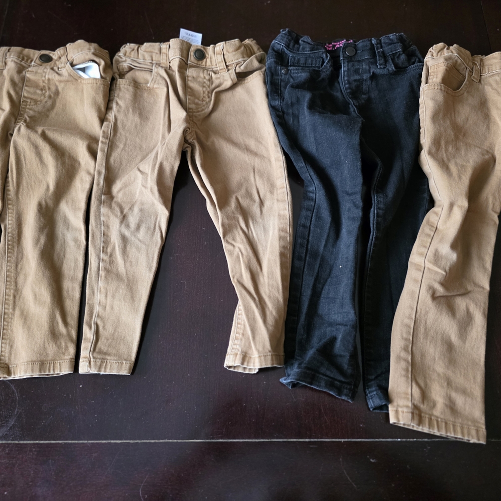 Stylish Kids Bottoms - Black and Tan